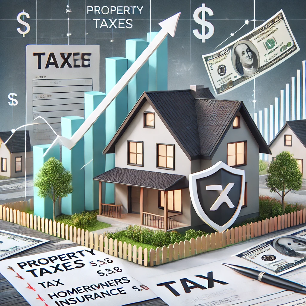 Graph showing increasing housing costs